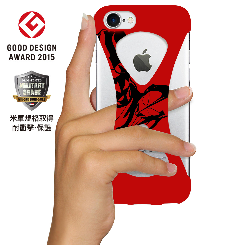 Palmo×Ultraman (Original ver.) for iPhoneSE 2022(第3世代)/2020(第2世代)/iPhone8/iPhone7 Red
