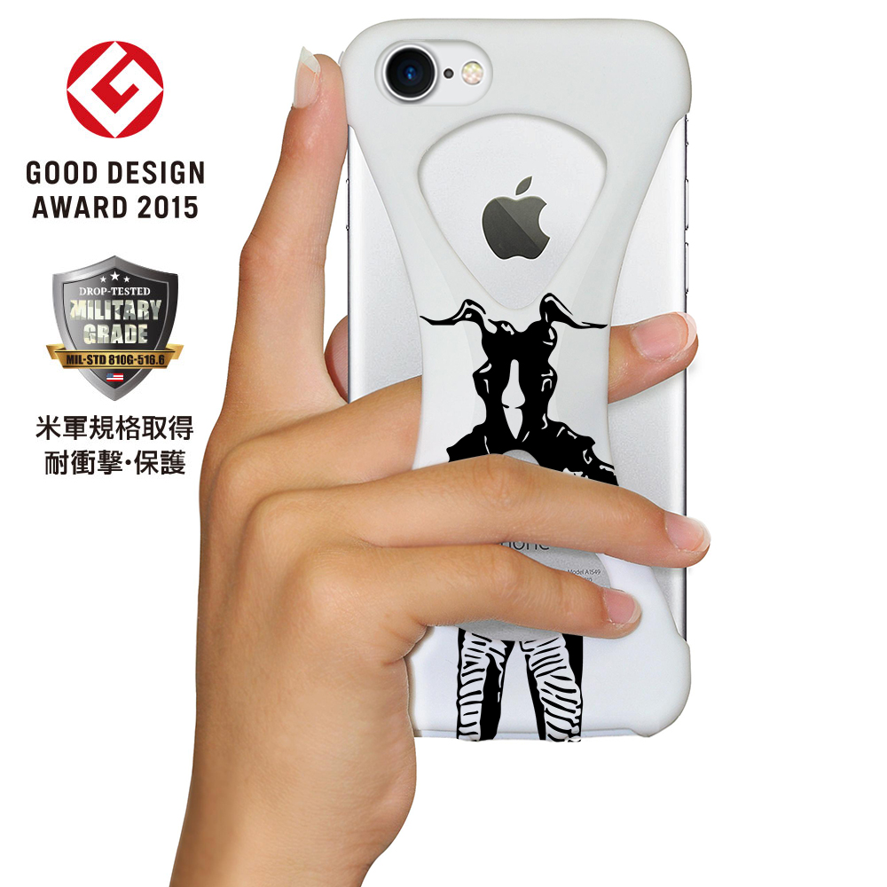 Palmo×Ultraman (Zetton ver.) for iPhoneSE 2022(第3世代)/2020(第2世代)/iPhone8/iPhone7 White