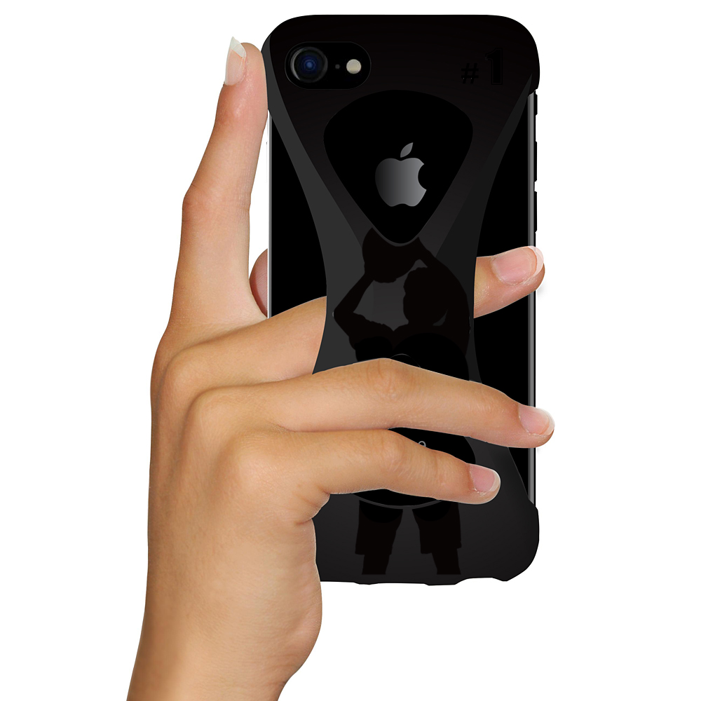 Palmo x 大神雄子 for iPhoneSE 2022(第3世代)/2020(第2世代)/iPhone8/iPhone7 Black