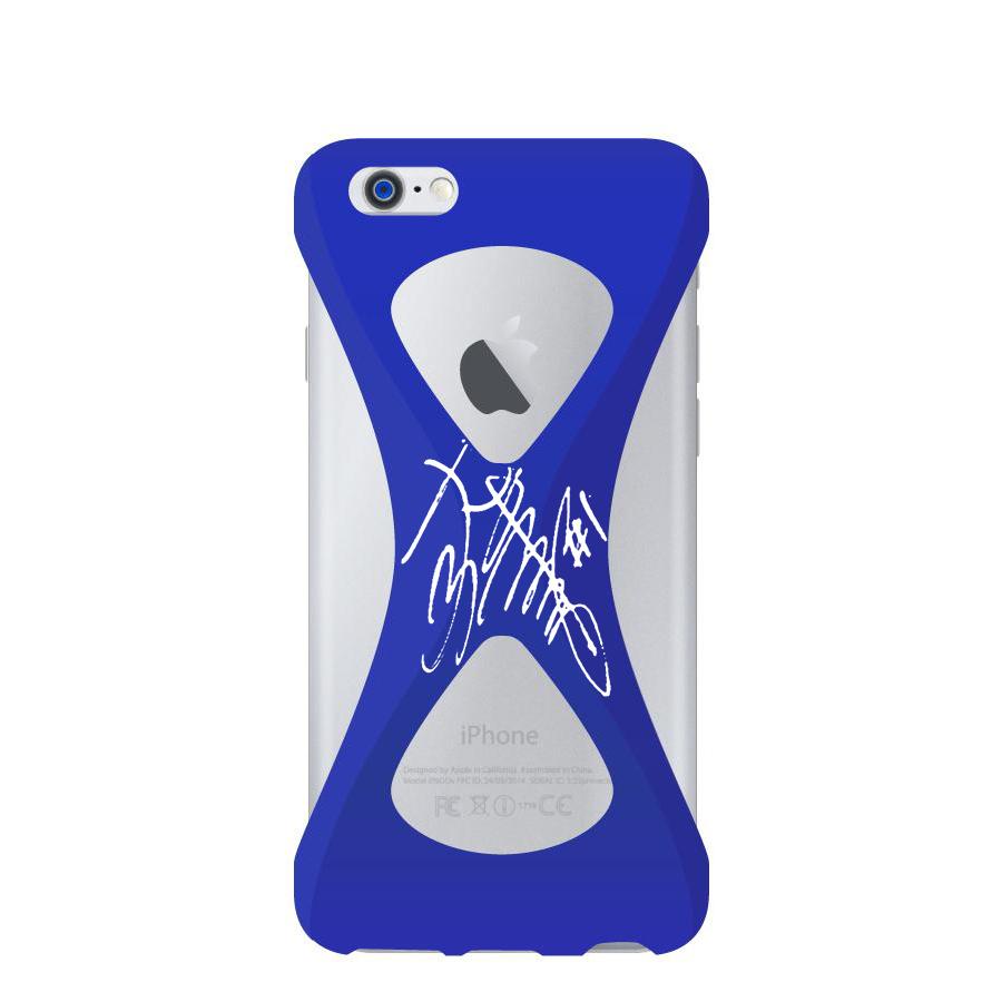 大神雄子選手 直筆サイン入り Palmo for iPhone6s/6 Blue