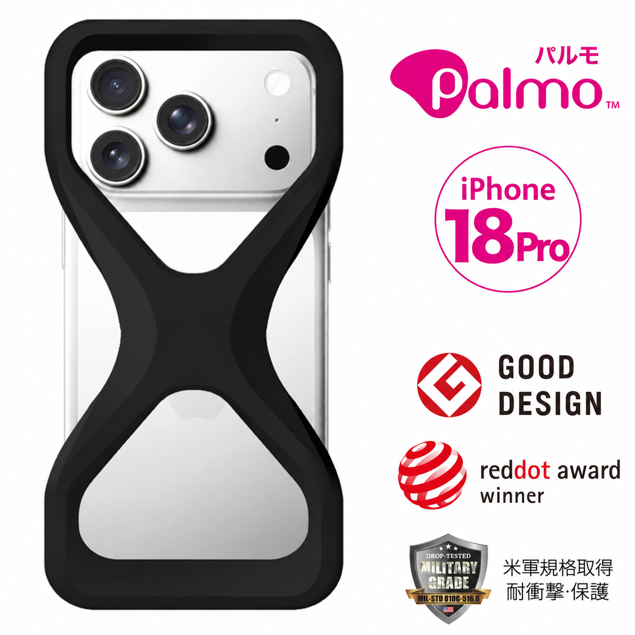 Palmo for iPhone 18 Pro Black