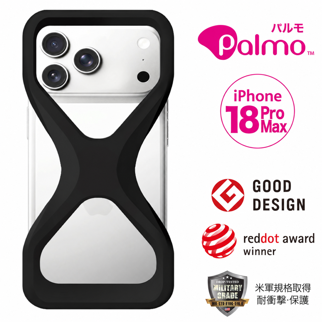 Palmo for iPhone 18 Pro Max Black
